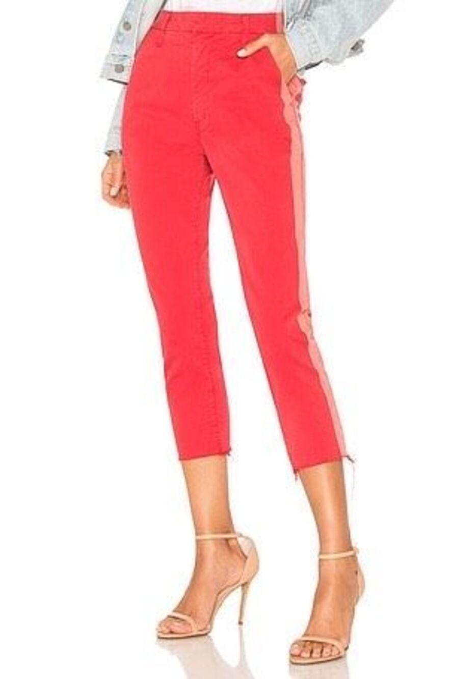 ✨MOTHER The Shaker Prep Frayed Poppy Sz 24 Pants✨
